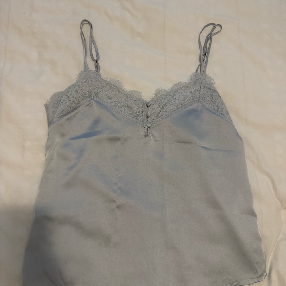 Abercrombie & Fitch Mint Green Lace Camisole